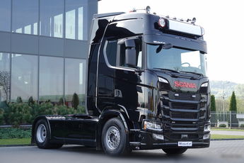 Scania S 500 / RETARDER / KLIMA POSTOJOWA / CAŁA NA PODUSZKACH / SKÓRY / PO KONTRAKCIE SERWISOWYM