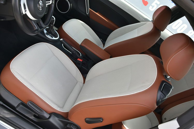 Volkswagen New Beetle 1.8TSi 180KM DSG 2015r. Skóra NAVi doinwestowany Super STAN zdjęcie 22