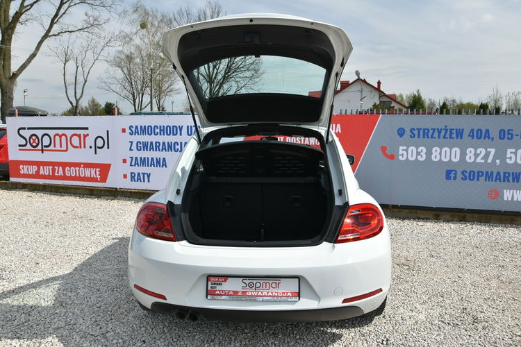 Volkswagen New Beetle 1.8TSi 180KM DSG 2015r. Skóra NAVi doinwestowany Super STAN zdjęcie 23