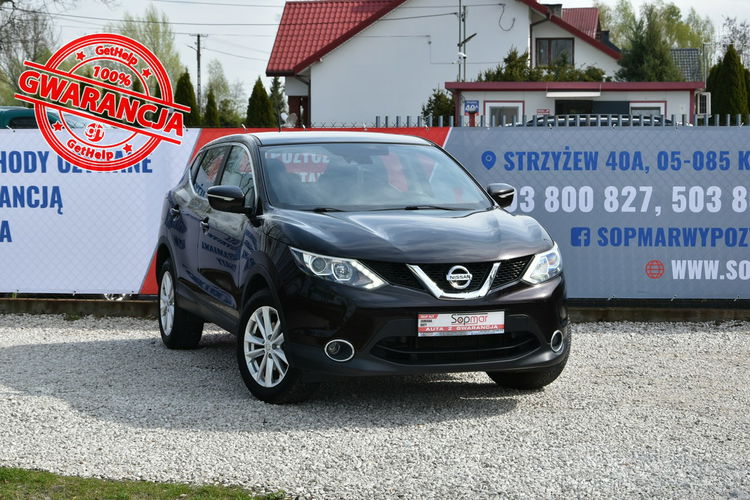 Nissan Qashqai 1.2DiG-T 116KM Manual 2014r. Polski SALON 160tkm 2xPDC Kamera LED NAVi zdjęcie 1