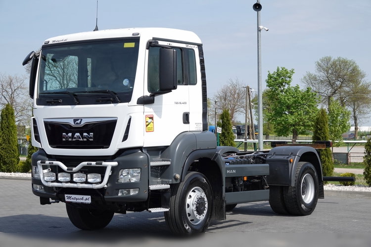MAN TGS 18.420 / 4X4 /  RAMA DŁ. 5.6 M / NAVI / DO ZABUDOWY / SPROWADZONY  zdjęcie 1