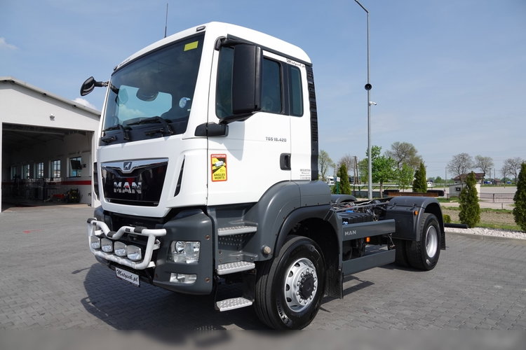 MAN TGS 18.420 / 4X4 /  RAMA DŁ. 5.6 M / NAVI / DO ZABUDOWY / SPROWADZONY  zdjęcie 3