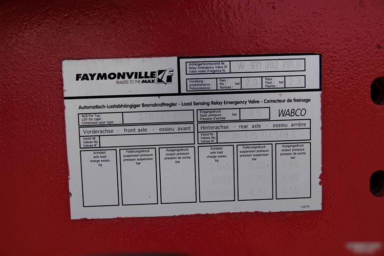 Faymonville / STN-4AU /  NACZEPA LAWETA / NISKOPODWOZIE / ROZCIĄGANA  / DŁUGOŚĆ: 18.6 M  zdjęcie 30