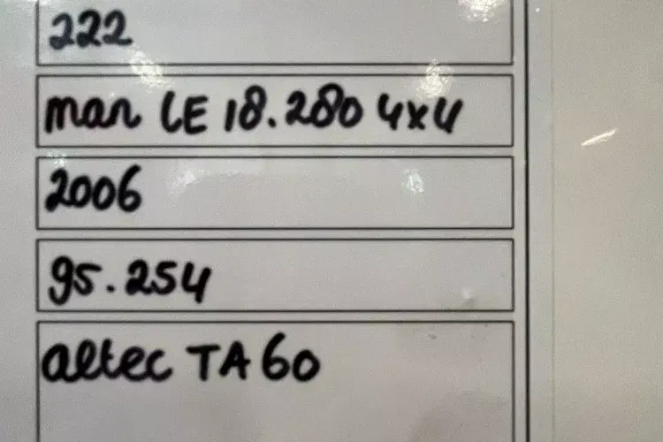 MAN LE 18.280 4x4 Zwyżka Altec TA60 Podnośnik Koszowy zdjęcie 7