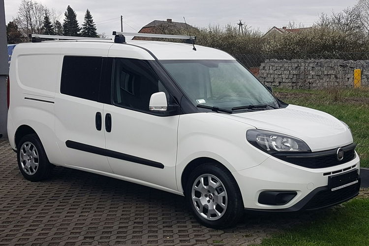 Fiat Doblo MAXI 5 OSÓB DŁUGI KLIMA 6-BIEGÓW KRAJOWY I-WŁAŚCICIEL FAKTURA VAT zdjęcie 2