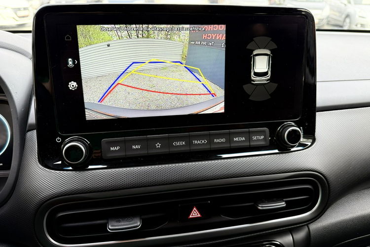 Hyundai Kona 48V. Virtual kokpit. Automat. Kamera . Hed-up. Navi. Skóra. Asystent zdjęcie 31