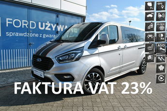 Ford Tourneo Custom 2.0EcoBlue 185KM Hybrid M6 Sport 320L2 8-osobowy ASO Forda