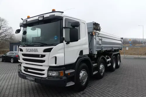 Scania P400 / 8x4 / WYWROTKA / HYDROBURTA / MANUAL / RETARDER /