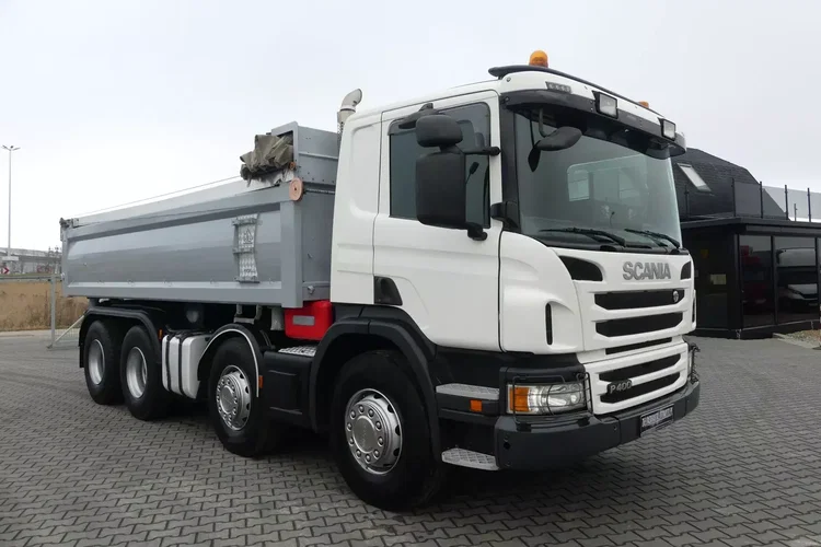 Scania P400 / 8x4 / WYWROTKA / HYDROBURTA / MANUAL / RETARDER / zdjęcie 10