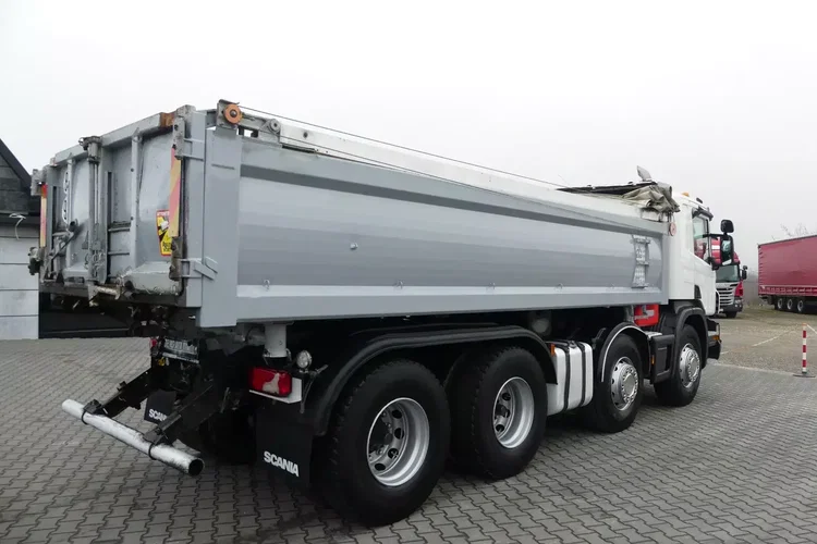 Scania P400 / 8x4 / WYWROTKA / HYDROBURTA / MANUAL / RETARDER / zdjęcie 7