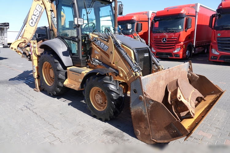 Case 580 ST / KOPARKO-ŁADOWARKA / KOMPLET ŁYŻEK / SPROWADZONA zdjęcie 17