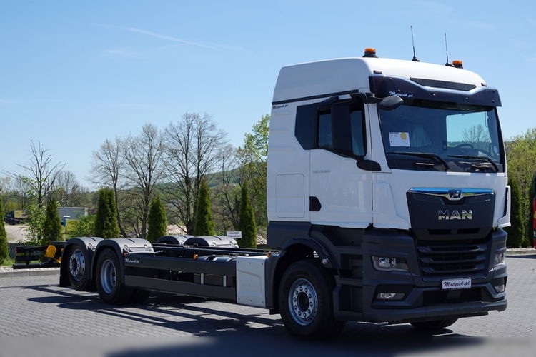 MAN TGX 26.520 / 6x2 / RAMA DŁ. 9.1M / OŚ PODNOSZONA / SKRĘTNA  / DO ZABUDOWY / FABRYCZNIE NOWY  zdjęcie 9