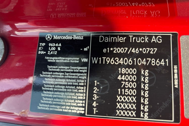 Mercedes ACTROS 1845 / LOW DECK / MEGA / BIG SPACE / PO KONTRAKCIE SERWISOWYM zdjęcie 41