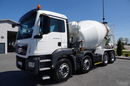 MAN TGS 32.400 / 8X4 / GRUSZKA / BETONOMIESZARKA / 9 M3 / IMER / UAL / EURO 6  zdjęcie 2