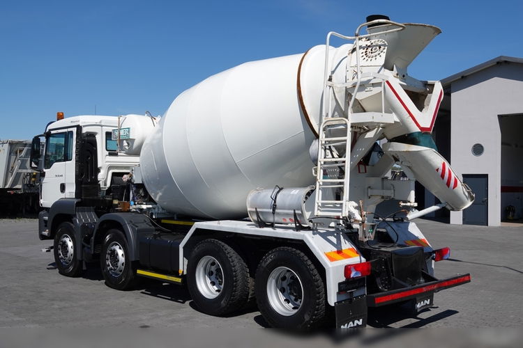 MAN TGS 32.400 / 8X4 / GRUSZKA / BETONOMIESZARKA / 9 M3 / IMER / UAL / EURO 6  zdjęcie 4