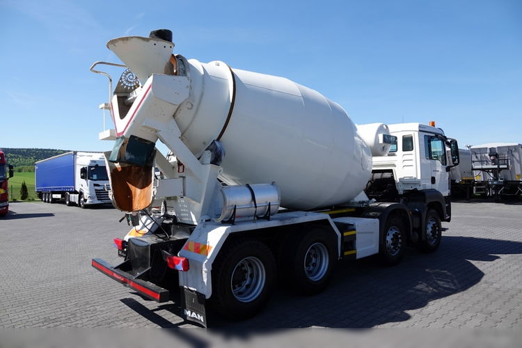 MAN TGS 32.400 / 8X4 / GRUSZKA / BETONOMIESZARKA / 9 M3 / IMER / UAL / EURO 6  zdjęcie 5
