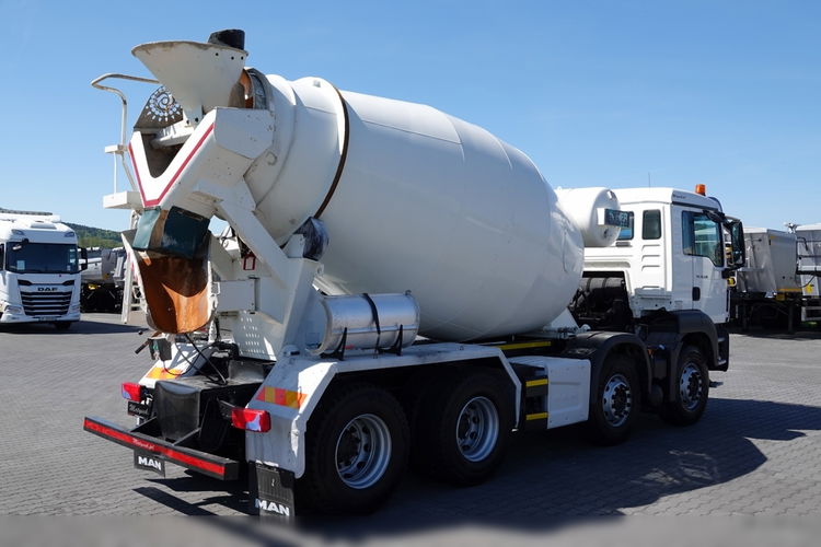 MAN TGS 32.400 / 8X4 / GRUSZKA / BETONOMIESZARKA / 9 M3 / IMER / UAL / EURO 6  zdjęcie 6