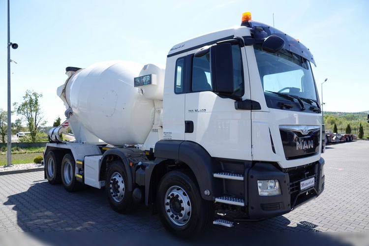 MAN TGS 32.400 / 8X4 / GRUSZKA / BETONOMIESZARKA / 9 M3 / IMER / UAL / EURO 6  zdjęcie 7