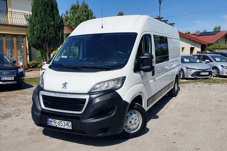 Peugeot Boxer Brygadówka 6 -osób.2.0HDI 130KM, L3H2 Salon PL I WŁ F.Vat23 %, zadbany zdjęcie 2