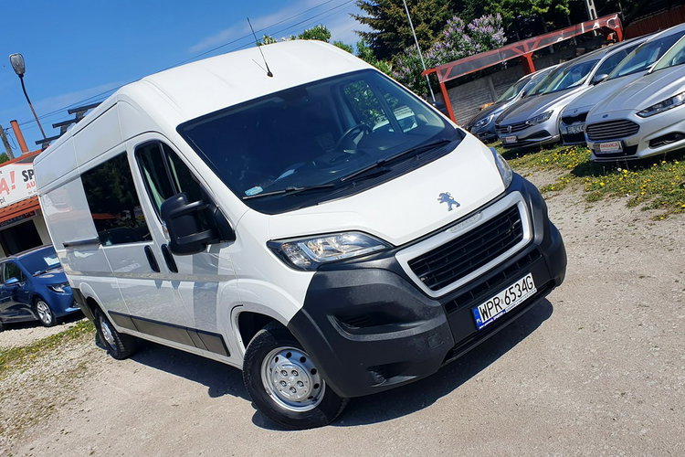 Peugeot Boxer Brygadówka 6 -osób.2.0HDI 130KM, L3H2 Salon PL I WŁ F.Vat23 %, zadbany zdjęcie 3