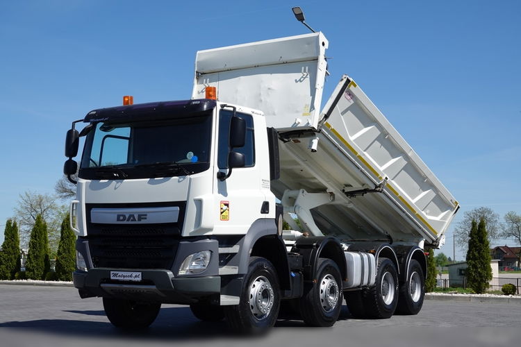DAF CF 460 / 8x4 / WYWROTKA / HYDROBURTA  / BORDMATIC / SPROWADZONY zdjęcie 1