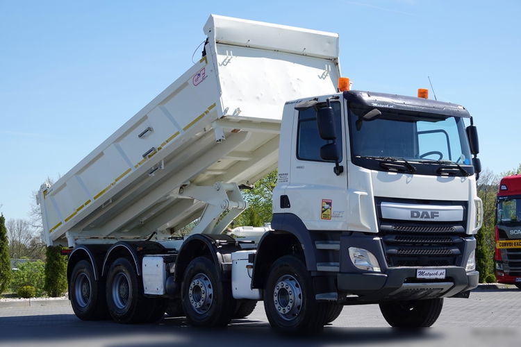 DAF CF 460 / 8x4 / WYWROTKA / HYDROBURTA  / BORDMATIC / SPROWADZONY zdjęcie 5