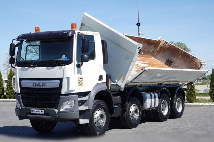 DAF CF 460 / 8x4 / WYWROTKA / HYDROBURTA  / BORDMATIC / SPROWADZONY zdjęcie 7