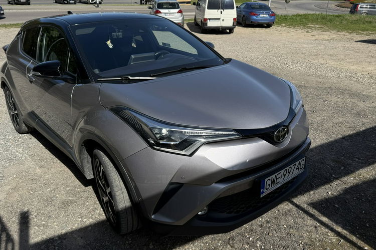 Toyota C-HR 1.2 turbo Automat 4X4 full ledy skóry navi kamera salon PL serwis gwar zdjęcie 4
