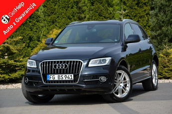 Audi Q5 3xS-Line Radar ACC Skóry Navi Bi-Xenon Ledy Alu19 El.klapa ASO