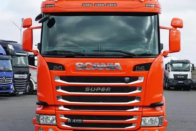 Scania G 410 / 6 X 2 / SKRZYNIOWY + HDS / HIAB 244 EP-5 / WYSIĘG 15 M / OŚ KRĘTNA zdjęcie 14
