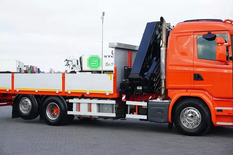 Scania G 410 / 6 X 2 / SKRZYNIOWY + HDS / HIAB 244 EP-5 / WYSIĘG 15 M / OŚ KRĘTNA zdjęcie 16