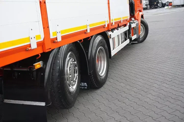 Scania G 410 / 6 X 2 / SKRZYNIOWY + HDS / HIAB 244 EP-5 / WYSIĘG 15 M / OŚ KRĘTNA zdjęcie 19