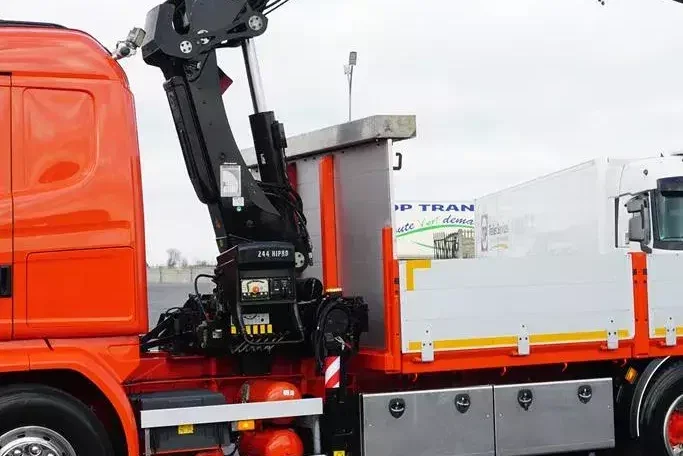 Scania G 410 / 6 X 2 / SKRZYNIOWY + HDS / HIAB 244 EP-5 / WYSIĘG 15 M / OŚ KRĘTNA zdjęcie 21