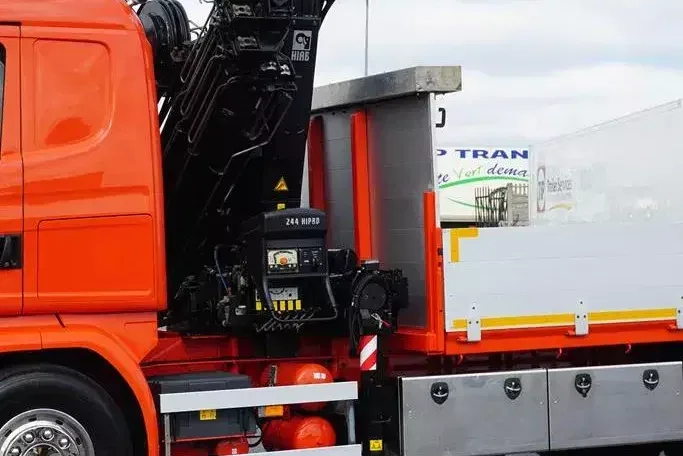 Scania G 410 / 6 X 2 / SKRZYNIOWY + HDS / HIAB 244 EP-5 / WYSIĘG 15 M / OŚ KRĘTNA zdjęcie 27