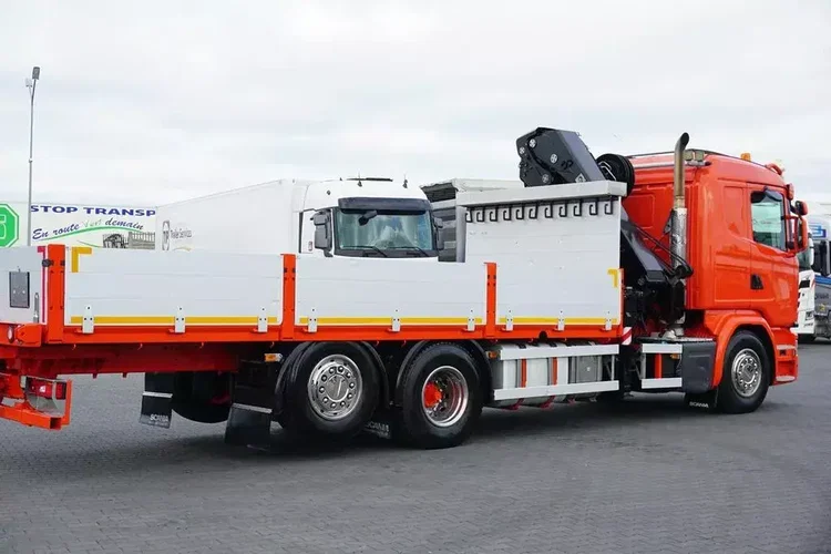 Scania G 410 / 6 X 2 / SKRZYNIOWY + HDS / HIAB 244 EP-5 / WYSIĘG 15 M / OŚ KRĘTNA zdjęcie 34
