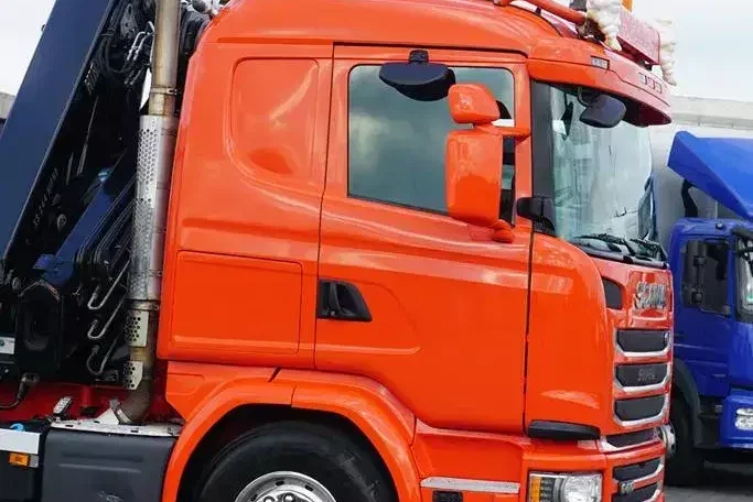 Scania G 410 / 6 X 2 / SKRZYNIOWY + HDS / HIAB 244 EP-5 / WYSIĘG 15 M / OŚ KRĘTNA zdjęcie 39