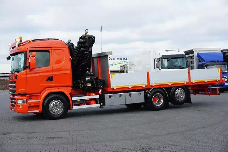 Scania G 410 / 6 X 2 / SKRZYNIOWY + HDS / HIAB 244 EP-5 / WYSIĘG 15 M / OŚ KRĘTNA zdjęcie 5