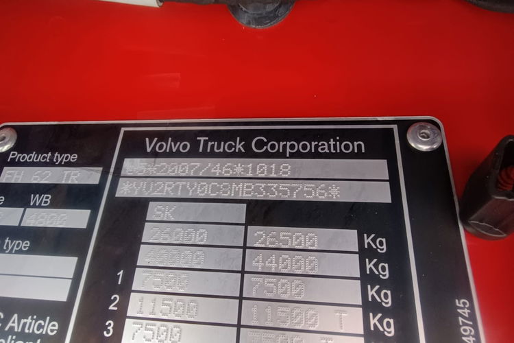 Volvo FH 460  / ZESTAW TANDEM 120 M3 / KLIMA POSTOJOWA / WIELTON / PRZEJAZDOWY / 2021 ROK / PO ZŁOTYM KONTRAKCIE SERWISOWYM  zdjęcie 76