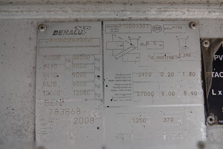 BENALU WYWROTKA / 25 m3 / ALUMINIOWA  /  SAF / SPROWADZONA zdjęcie 20