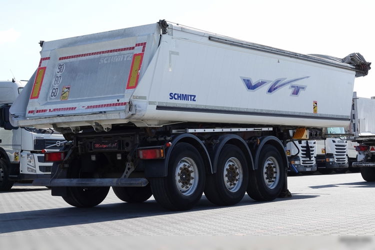 Schmitz WYWROTKA / 23 m3 / ALUMINIOWA / OŚ PODNOSZONA  / SPROWADZONA zdjęcie 9