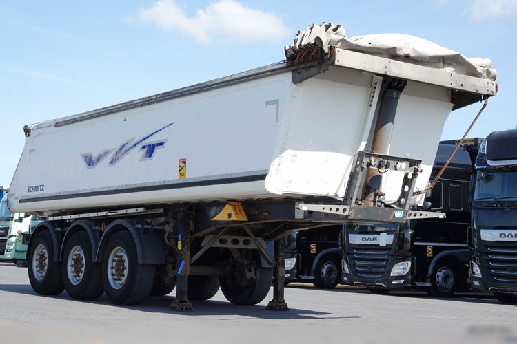 Schmitz WYWROTKA / 23 m3 / ALUMINIOWA / OŚ PODNOSZONA  / SPROWADZONA zdjęcie 10