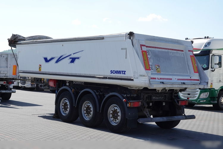 Schmitz WYWROTKA / 23 m3 / ALUMINIOWA / OŚ PODNOSZONA  / SPROWADZONA zdjęcie 5