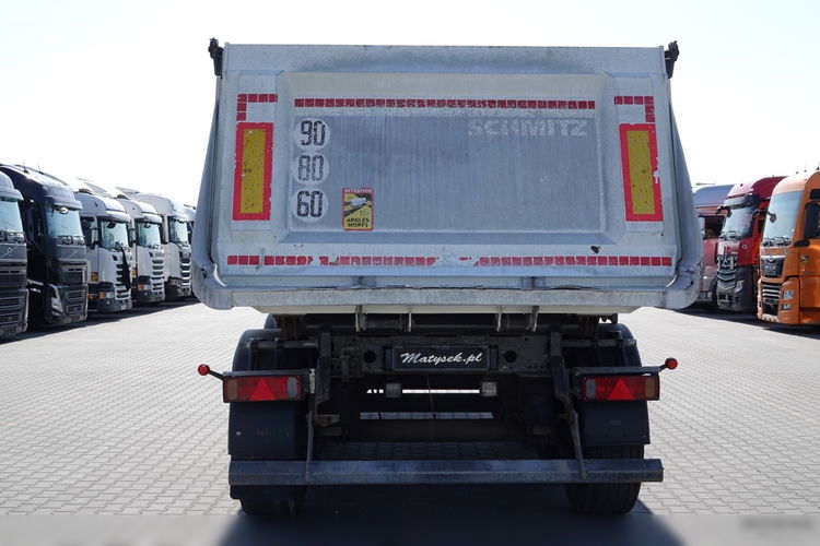 Schmitz WYWROTKA / 23 m3 / ALUMINIOWA / OŚ PODNOSZONA  / SPROWADZONA zdjęcie 7
