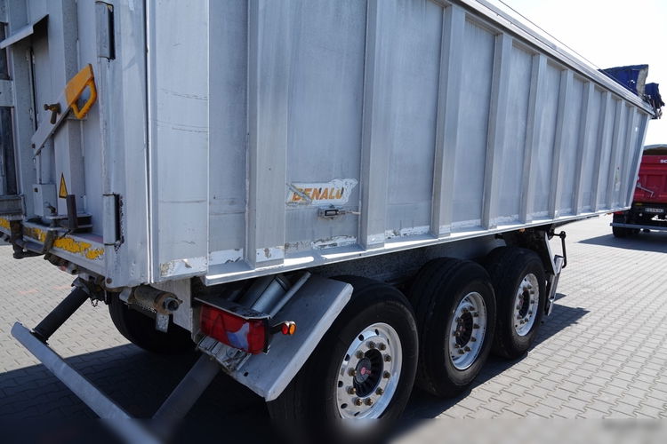 BENALU WYWROTKA / 28 m3 / ALUMINIOWA / OŚ PODNOSZONA / SAF / ALUFELGI / 5 100 KG / SPROWADZONA zdjęcie 11