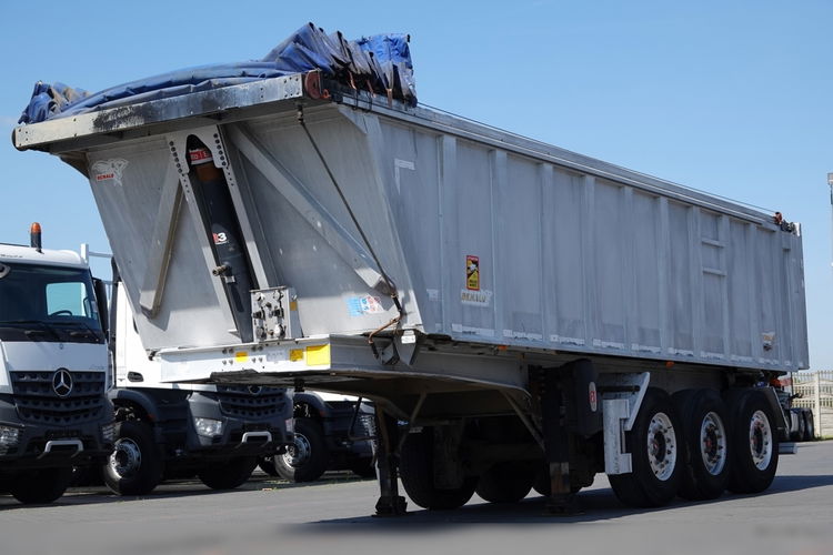 BENALU WYWROTKA / 28 m3 / ALUMINIOWA / OŚ PODNOSZONA / SAF / ALUFELGI / 5 100 KG / SPROWADZONA zdjęcie 3