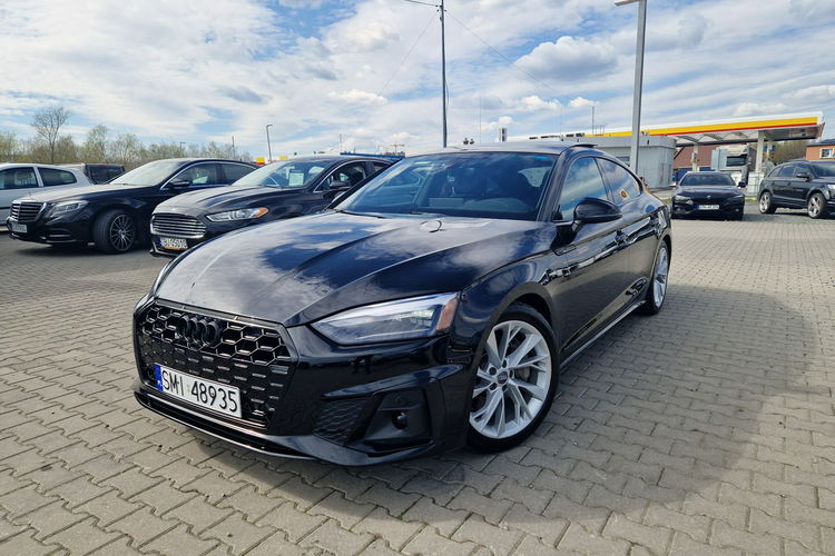 Audi A5 Radar CarbonoweListwy StanWzorowy Szyber Led Skóra Kamera Ele.Klapa zdjęcie 1