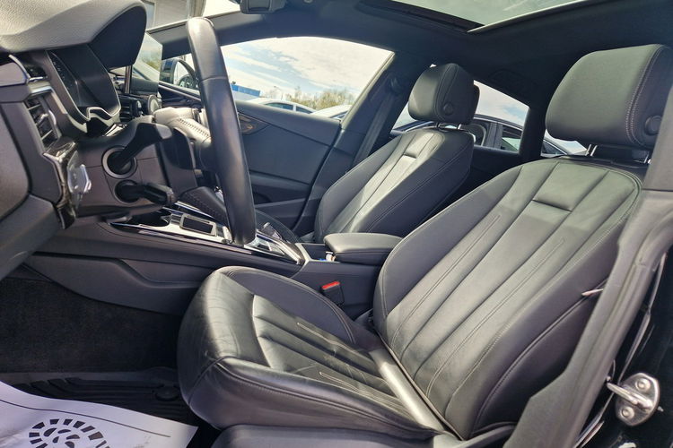 Audi A5 Radar CarbonoweListwy StanWzorowy Szyber Led Skóra Kamera Ele.Klapa zdjęcie 14