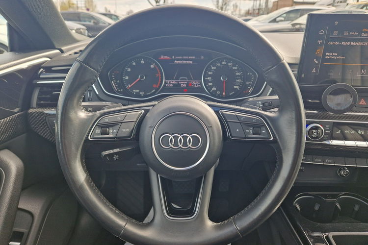 Audi A5 Radar CarbonoweListwy StanWzorowy Szyber Led Skóra Kamera Ele.Klapa zdjęcie 16