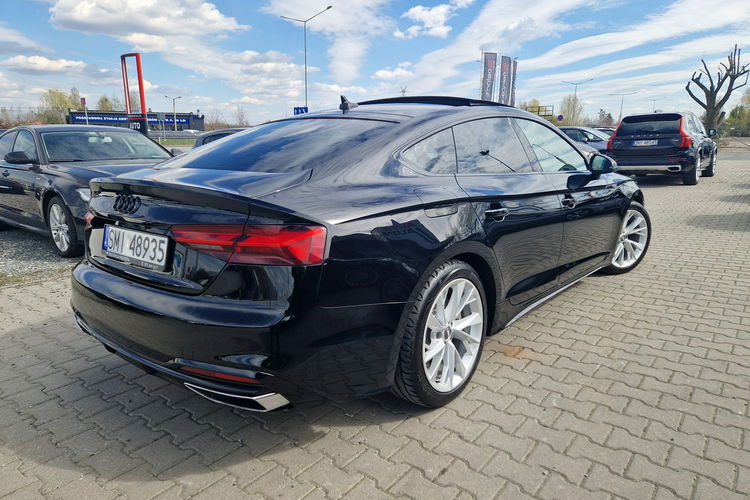 Audi A5 Radar CarbonoweListwy StanWzorowy Szyber Led Skóra Kamera Ele.Klapa zdjęcie 2