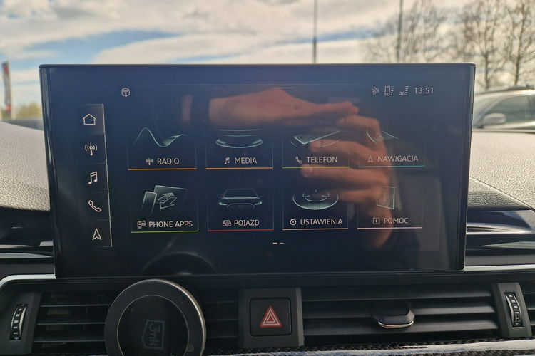 Audi A5 Radar CarbonoweListwy StanWzorowy Szyber Led Skóra Kamera Ele.Klapa zdjęcie 20